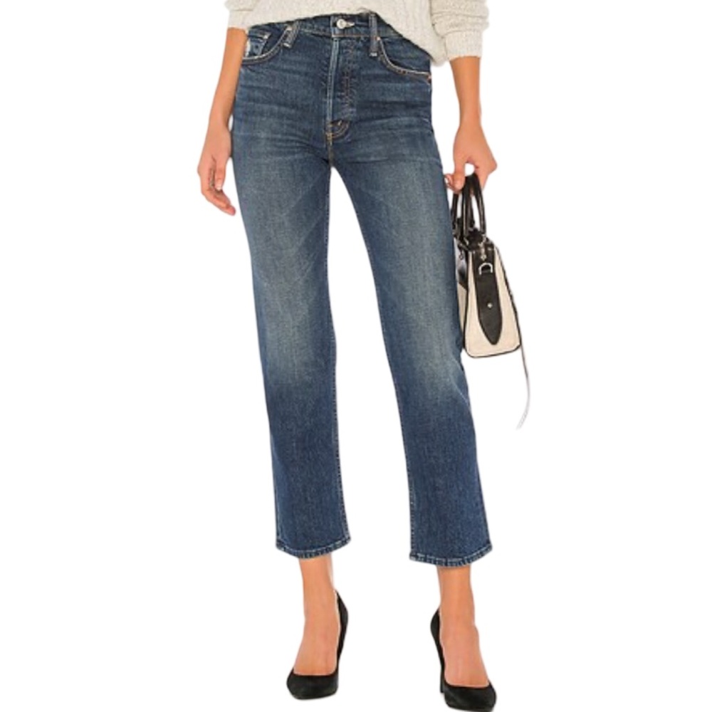 MOTHER The Tomcat Ankle Straight Leg in Dirty Mary Wash Size 26